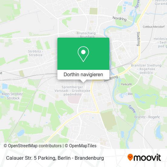Calauer Str. 5 Parking Karte