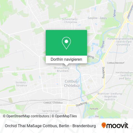 Orchid Thai Maßage Cottbus Karte