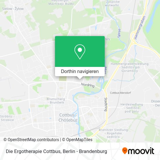 Die Ergotherapie Cottbus Karte