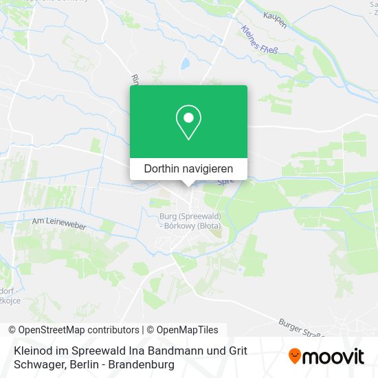 Kleinod im Spreewald Ina Bandmann und Grit Schwager Karte
