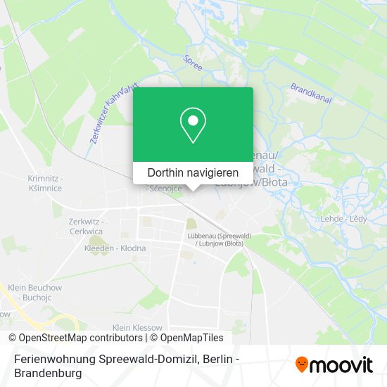 Ferienwohnung Spreewald-Domizil Karte