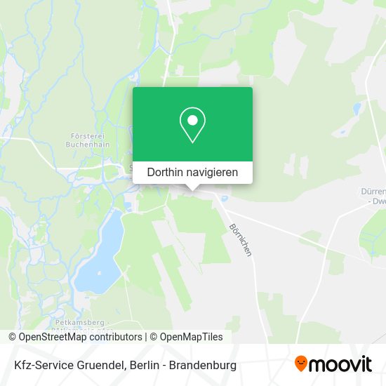 Kfz-Service Gruendel Karte