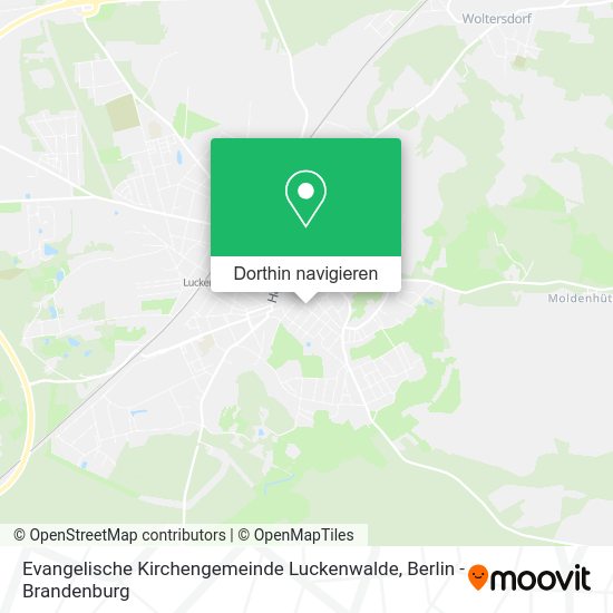Evangelische Kirchengemeinde Luckenwalde Karte