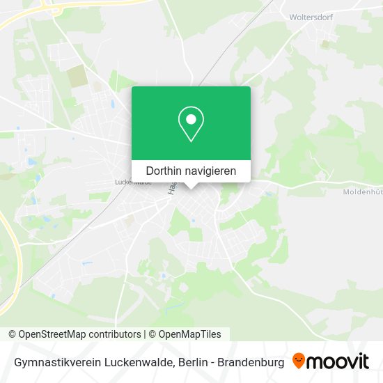 Gymnastikverein Luckenwalde Karte