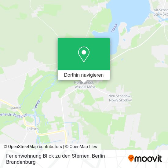 Ferienwohnung Blick zu den Sternen Karte