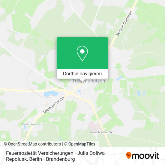 Feuersozietät Versicherungen - Julia Doliwa-Repolusk Karte