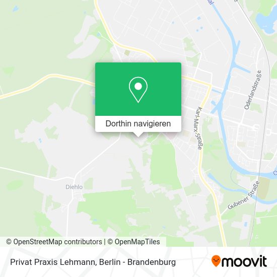 Privat Praxis Lehmann Karte
