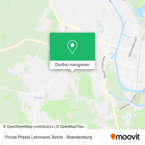 Privat Praxis Lehmann Karte