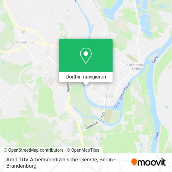 Amd TÜV Arbeitsmedizinische Dienste Karte