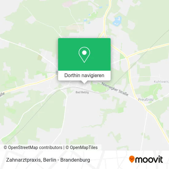 Zahnarztpraxis Karte