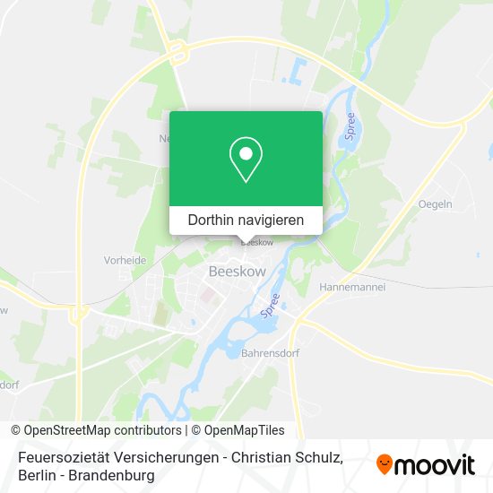 Feuersozietät Versicherungen - Christian Schulz Karte