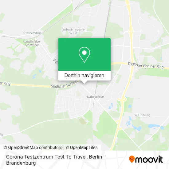 Corona Testzentrum Test To Travel Karte