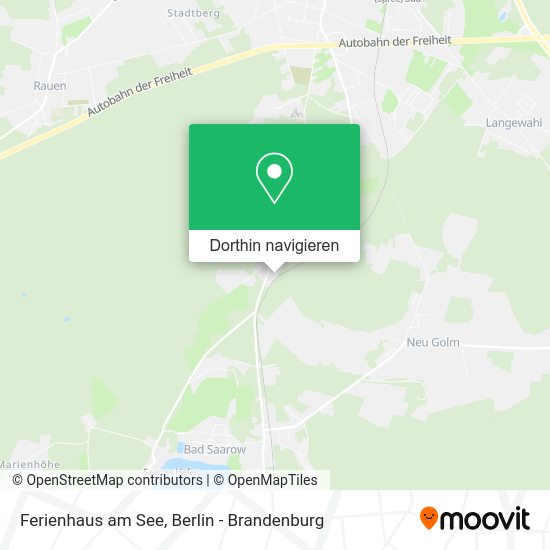 Ferienhaus am See Karte