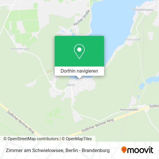 Zimmer am Schwielowsee Karte