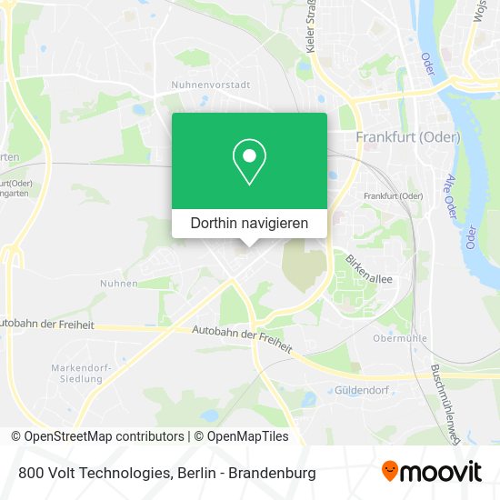 800 Volt Technologies Karte
