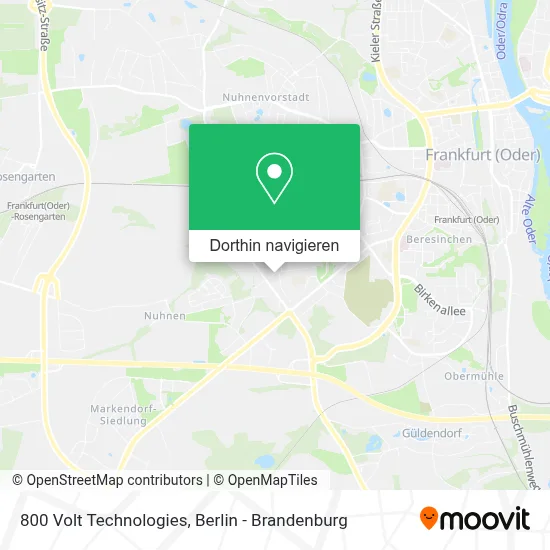 800 Volt Technologies Karte