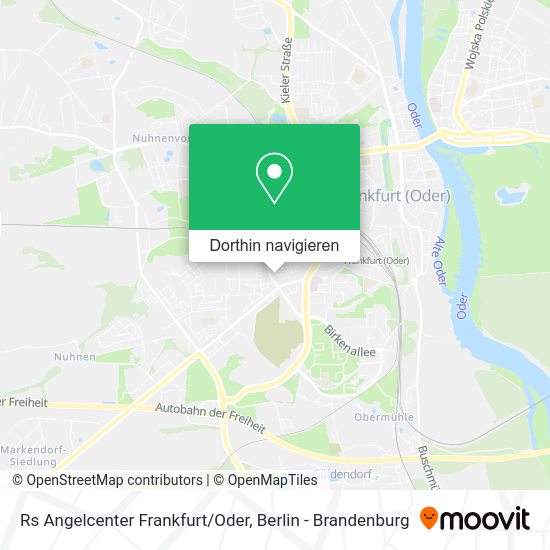 Rs Angelcenter Frankfurt/Oder Karte