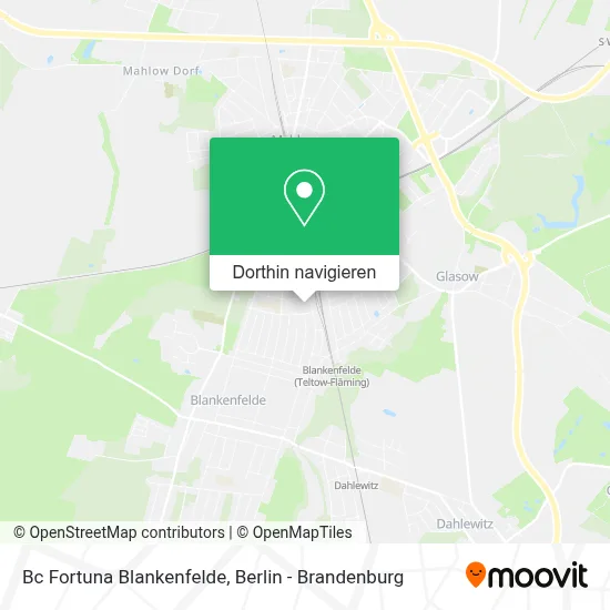 Bc Fortuna Blankenfelde Karte