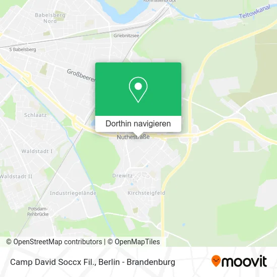 Camp David Soccx Fil. Karte