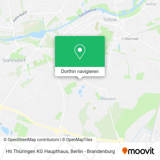 Hti Thüringen KG Haupthaus Karte