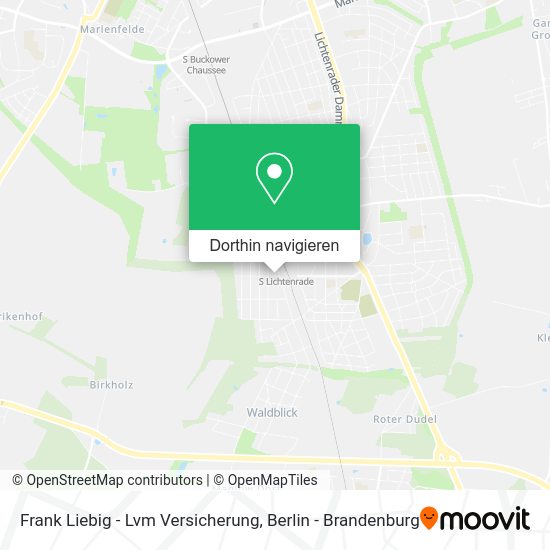 Frank Liebig - Lvm Versicherung Karte