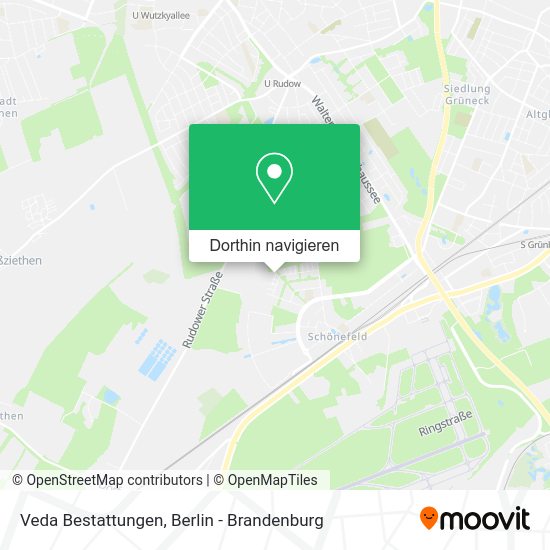Veda Bestattungen Karte
