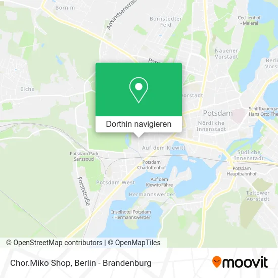 Chor.Miko Shop Karte