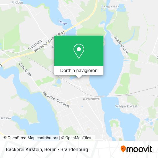 Bäckerei Kirstein Karte