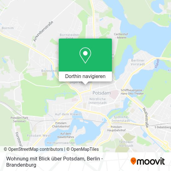 Wohnung mit Blick über Potsdam Karte