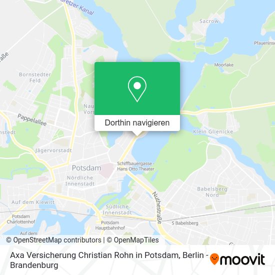 Axa Versicherung Christian Rohn in Potsdam Karte