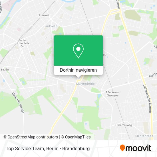 Top Service Team Karte