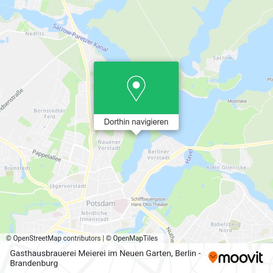Gasthausbrauerei Meierei im Neuen Garten Karte