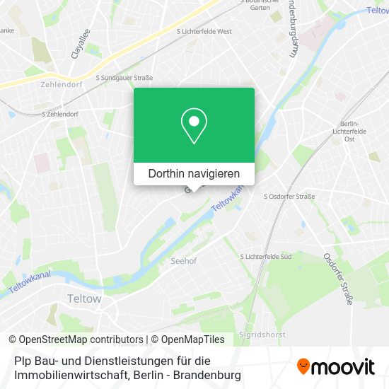 Plp Bau- und Dienstleistungen für die Immobilienwirtschaft Karte