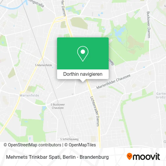 Mehmets Trinkbar Spati Karte