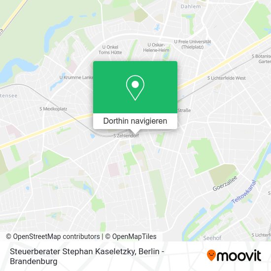 Steuerberater Stephan Kaseletzky Karte
