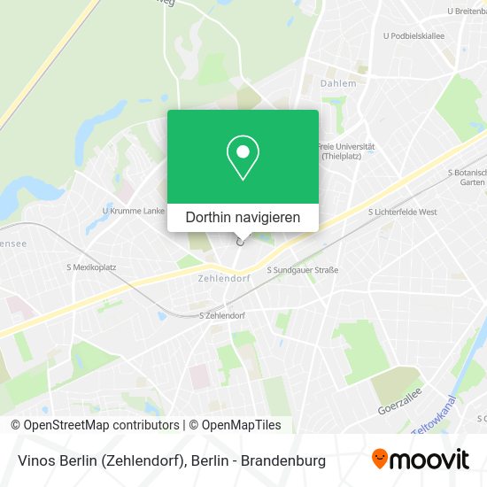 Vinos Berlin (Zehlendorf) Karte