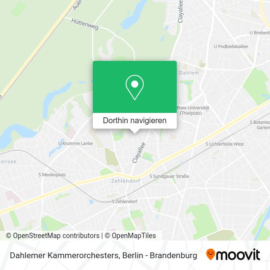 Dahlemer Kammerorchesters Karte