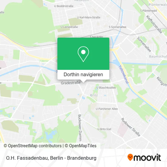 O.H. Fassadenbau Karte