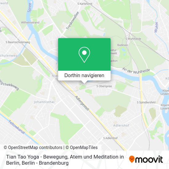 Tian Tao Yoga - Bewegung, Atem und Meditation in Berlin Karte