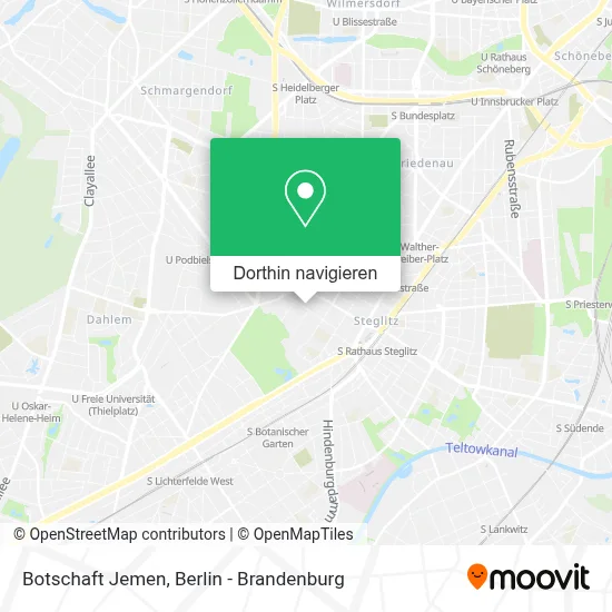Botschaft Jemen Karte