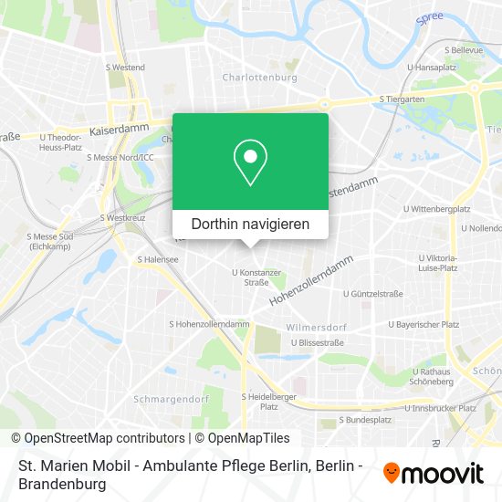 St. Marien Mobil - Ambulante Pflege Berlin Karte