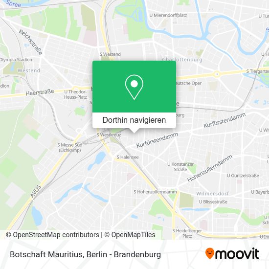 Botschaft Mauritius Karte