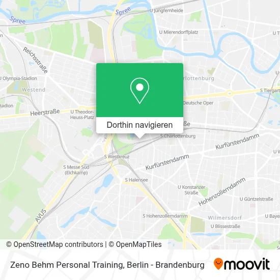 Zeno Behm Personal Training Karte