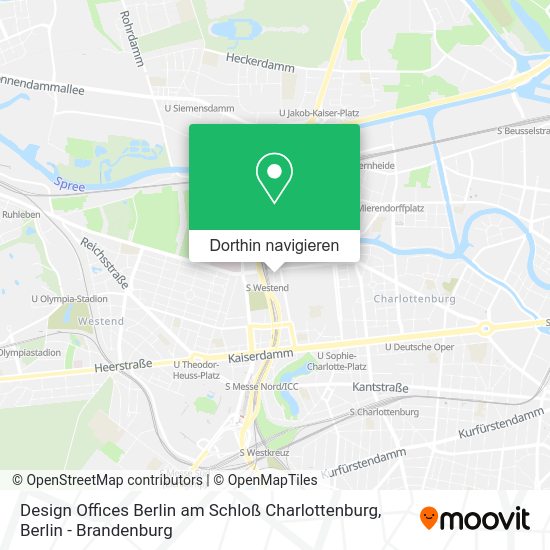 Design Offices Berlin am Schloß Charlottenburg Karte