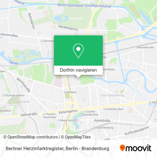 Berliner Herzinfarktregister Karte