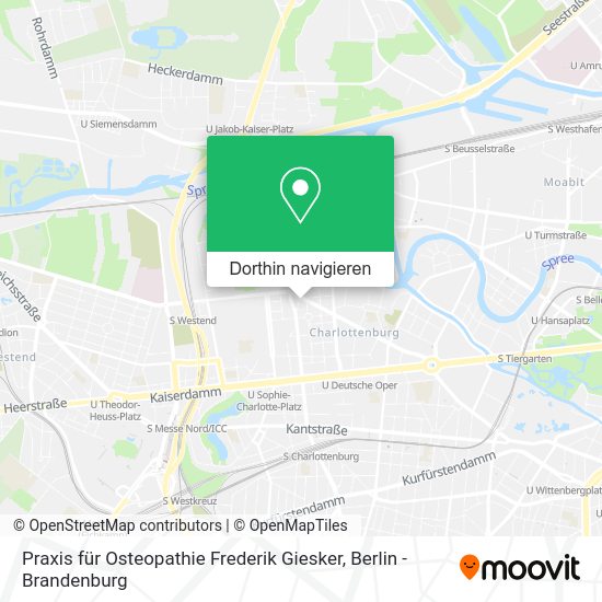 Praxis für Osteopathie Frederik Giesker Karte