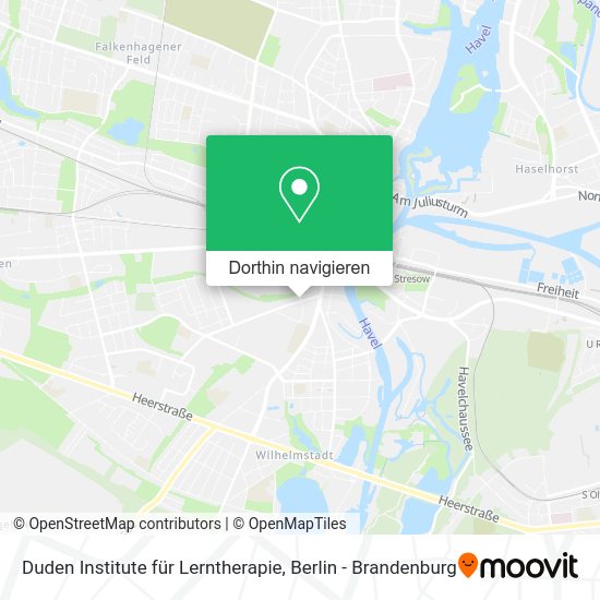 Duden Institute für Lerntherapie Karte