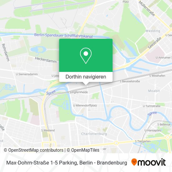 Max-Dohrn-Straße 1-5 Parking Karte