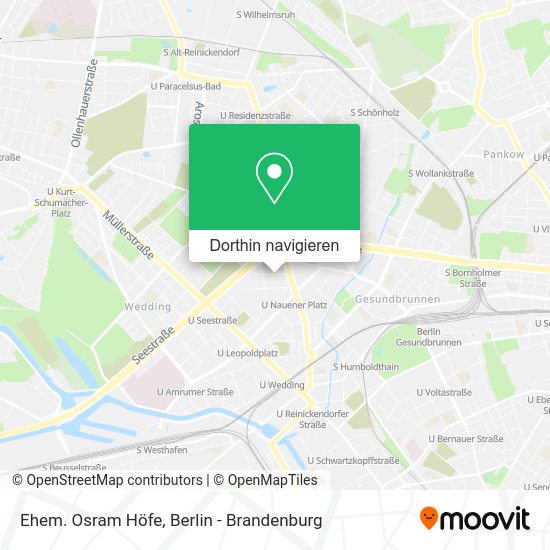 Ehem. Osram Höfe Karte