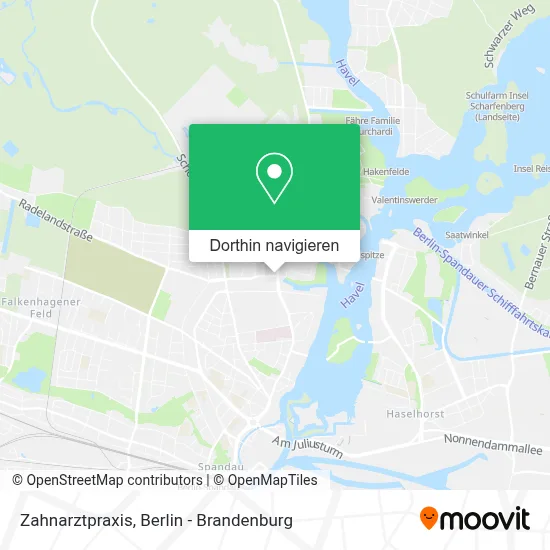 Zahnarztpraxis Karte